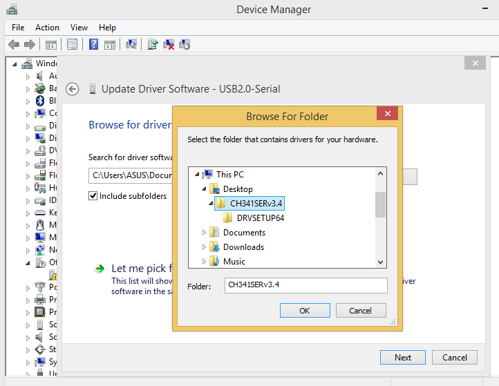 ch340 driver windows 8.1